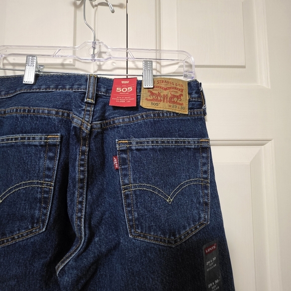 Levi's Denim 505 Regular NWT Men's Jeans Size 29x30 - Picture 3 of 10